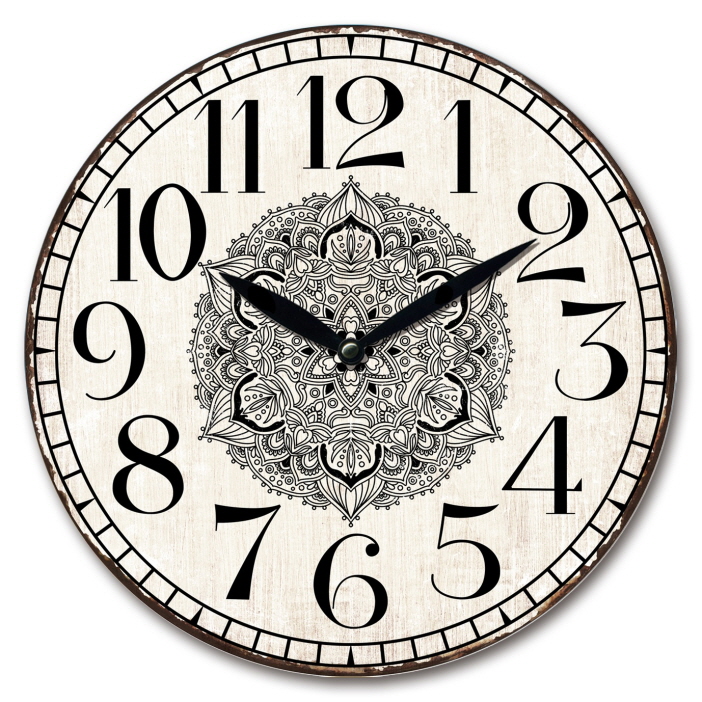 New 28.8cm Round MDF Wall Clock Elephant Wall Clock Home Decor Gift 